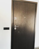 Πόρτα ασφαλείας Laminate Wenge ανάγλυφο